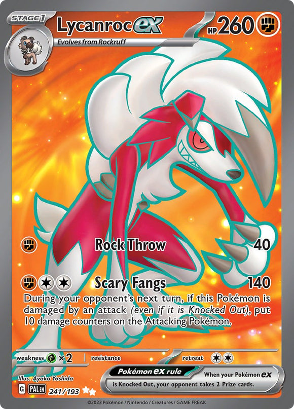 Lycanroc ex [241/193] [Paldea Evolved] Holofoil