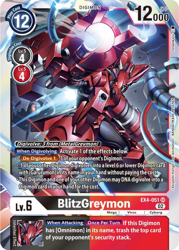 BlitzGreymon [EX4-051] [Alternative Being Booster] Foil