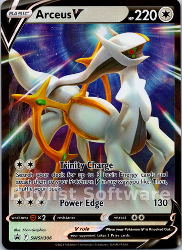 Arceus V [SWSH306] [Sword & Shield Promo Cards] Holofoil