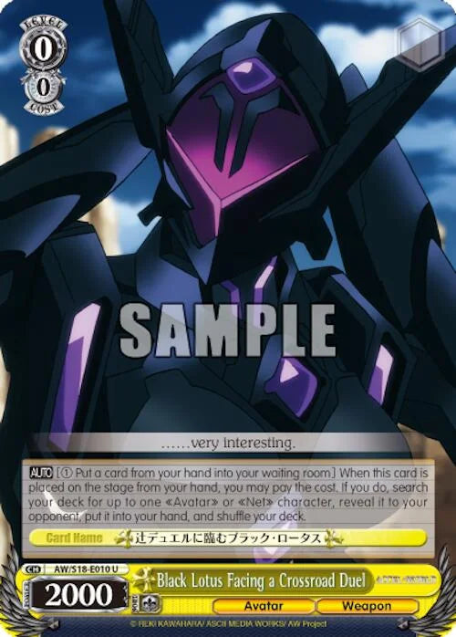 4d91944a-0b46-47fa-bea9-fb030e9bcfeb | ws-aw/s18-e010-u-nf-acceworl-unc-nm | Black Lotus Facing a Crossroad Duel