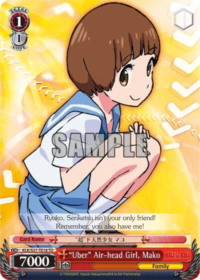 4d91944a-0b46-47fa-bea9-fb030e9bcfeb | ws-klk/s27-te18-td-nf-killlakill-tri-nm | "Uber" Air-head Girl, Mako