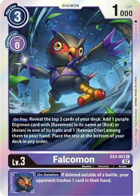 Falcomon [EX4-053] [Alternative Being Booster] Foil