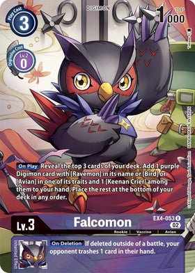 Falcomon (Alternate Art) [EX4-053] [Alternative Being Booster] Foil