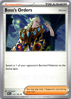 Boss's Orders [172/193] [Paldea Evolved]