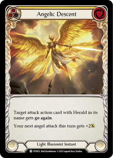 Angelic Descent (Yellow) [DTD033] [Dusk till Dawn] Rainbow Foil
