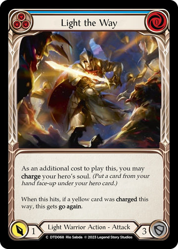 Light the Way (Blue) [DTD068] [Dusk till Dawn] Rainbow Foil