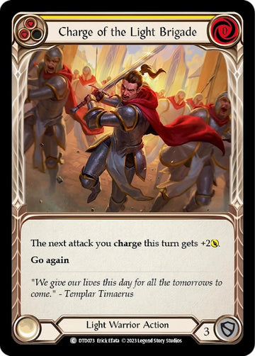 Charge of the Light Brigade (Yellow) [DTD073] [Dusk till Dawn] Rainbow Foil