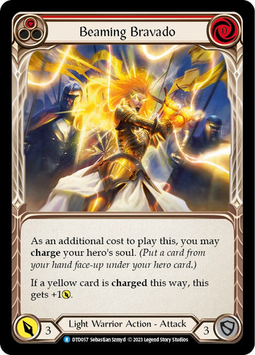 Beaming Bravado (Red) [DTD057] [Dusk till Dawn] Rainbow Foil