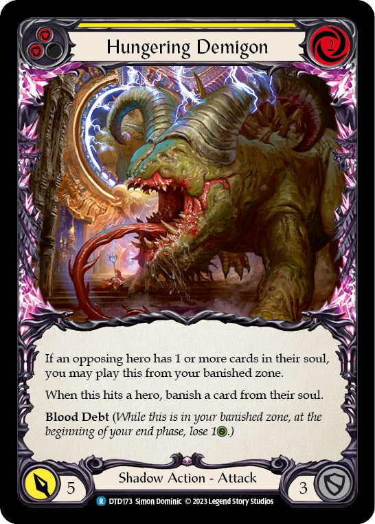 Hungering Demigon (Yellow) [DTD173] [Dusk till Dawn]