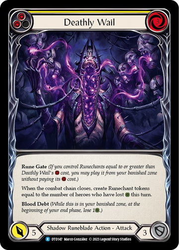 Deathly Wail (Yellow) [DTD147] [Dusk till Dawn]