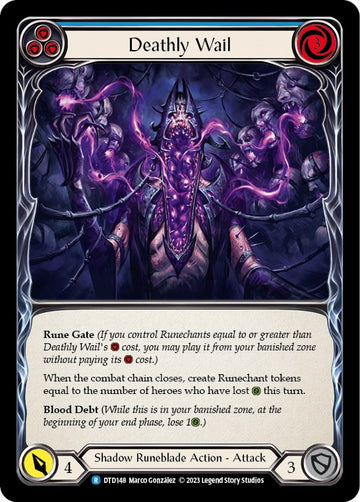 Deathly Wail (Blue) [DTD148] [Dusk till Dawn]