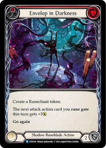 Envelop in Darkness (Red) [DTD149] [Dusk till Dawn] Rainbow Foil
