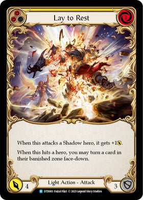 Lay to Rest (Yellow) [DTD083] [Dusk till Dawn] Rainbow Foil