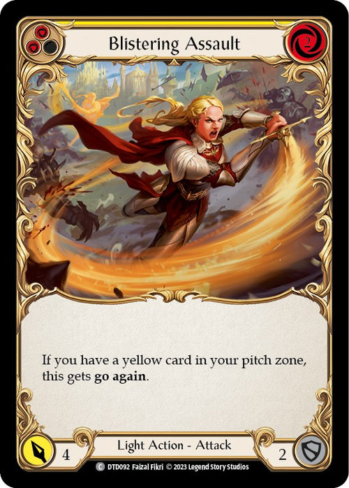 Blistering Assault (Yellow) [DTD092] [Dusk till Dawn]