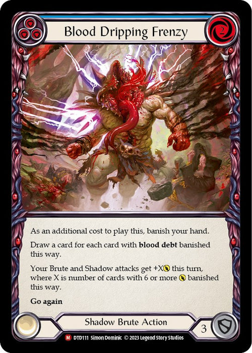 Blood Dripping Frenzy [DTD111] [Dusk till Dawn] Rainbow Foil