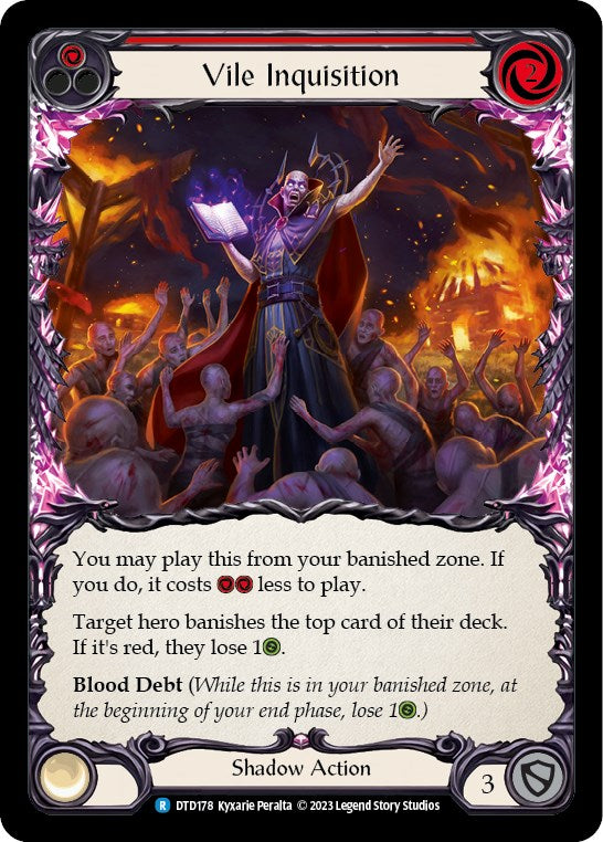 Vile Inquisition (Red) [DTD178] [Dusk till Dawn]