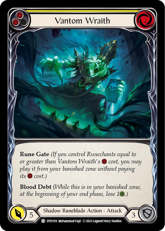 Vantom Wraith (Yellow) [DTD159] [Dusk till Dawn]