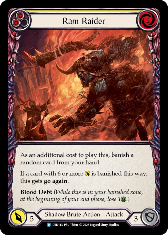 Ram Raider (Yellow) [DTD113] [Dusk till Dawn]