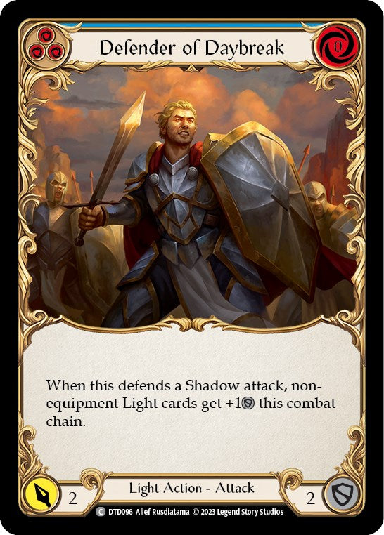 Defender of Daybreak (Blue) [DTD096] [Dusk till Dawn]