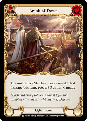 Break of Dawn (Yellow) [DTD101] [Dusk till Dawn]