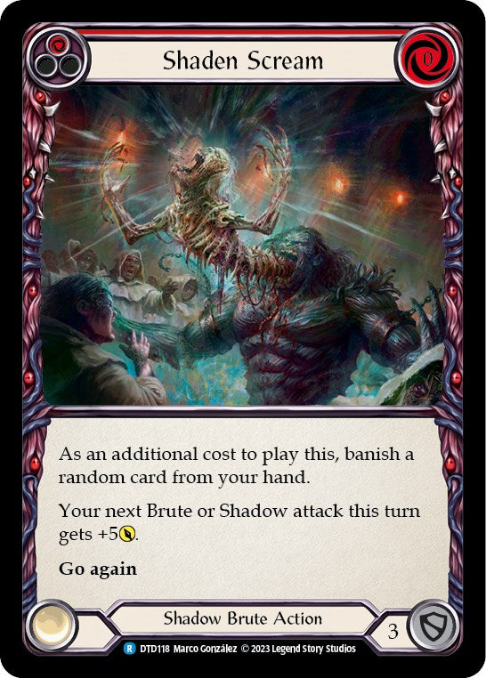 Shaden Scream (Red) [DTD118] [Dusk till Dawn] Rainbow Foil