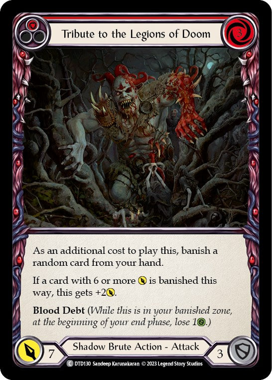 Tribute to the Legions of Doom (Red) [DTD130] [Dusk till Dawn] Rainbow Foil