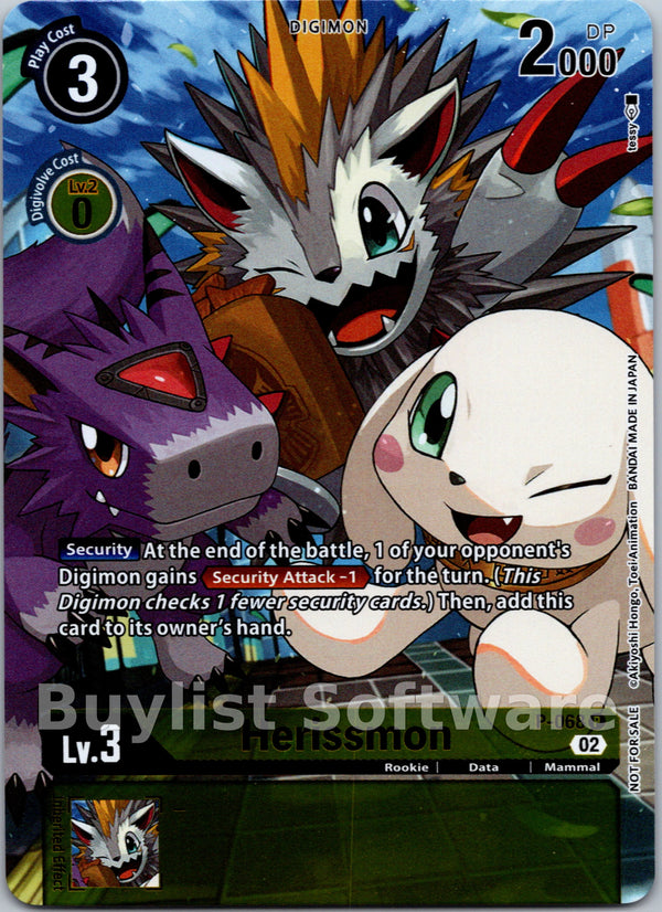 Herissmon (Official Tournament Pack Vol.10) [P-068] [Digimon Promotion Cards] Foil