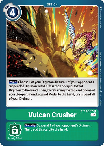 Vulcan Crusher [BT13-107 U] [Versus Royal Knights]