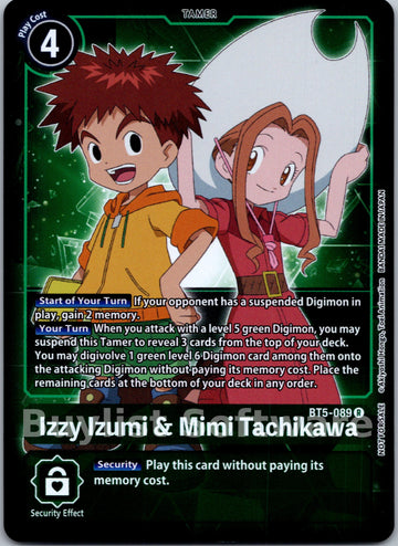 Izzy Izumi & Mimi Tachikawa (Event Pack 5) [BT5-089] [Battle of Omni] Foil