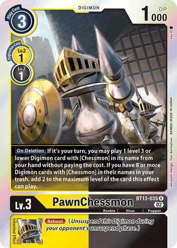PawnChessmon [BT13-035] [Versus Royal Knights] Foil