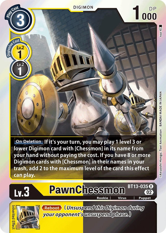 PawnChessmon [BT13-035] [Versus Royal Knights] Foil