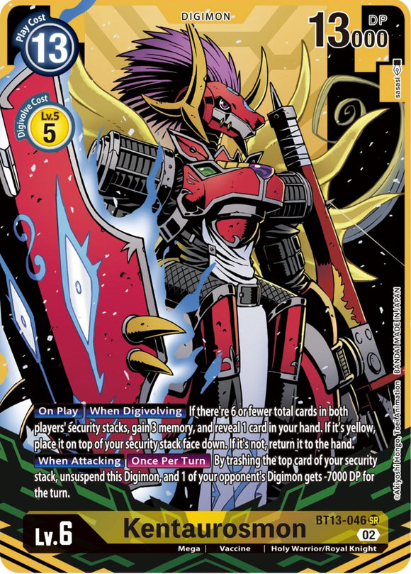 Kentaurosmon (Alternate Art) [BT13-046] [Versus Royal Knights] Foil