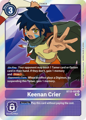 Keenan Crier [BT13-102] [Versus Royal Knights] Foil