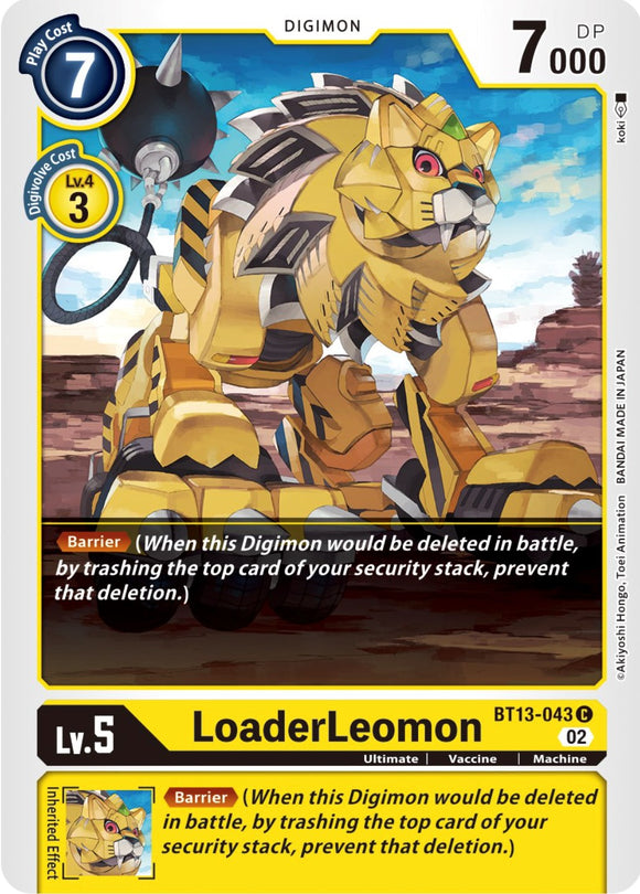 LoaderLeomon [BT13-043] [Versus Royal Knights]
