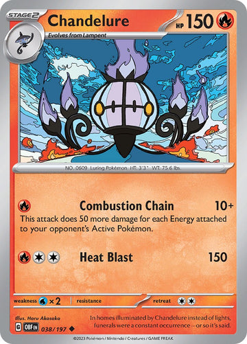 Chandelure [038/197] [Obsidian Flames]