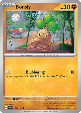 Bonsly [110/197] [Obsidian Flames]