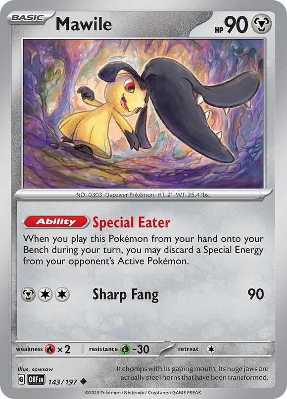 Mawile [143/197] [Obsidian Flames] Reverse Holofoil