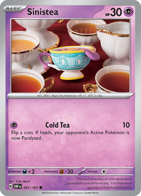 Sinistea [097/197] [Obsidian Flames]