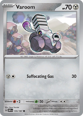 Varoom [155/197] [Obsidian Flames] Reverse Holofoil