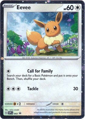 Eevee [043] [Scarlet & Violet Promo Cards] Holofoil
