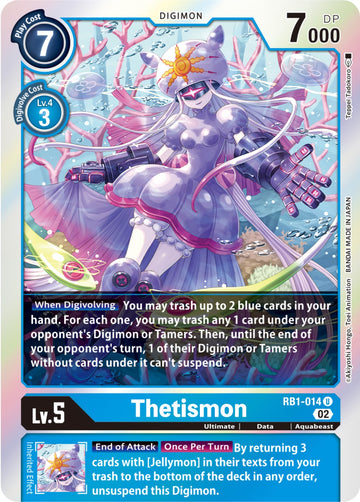 Thetismon [RB1-014] [Resurgence Booster] Foil