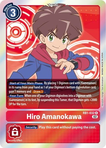 Hiro Amanokawa [RB1-032] [Resurgence Booster] Foil