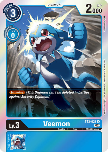 Veemon (Resurgence Booster Reprint) [BT3-021 R] [Resurgence Booster] Foil