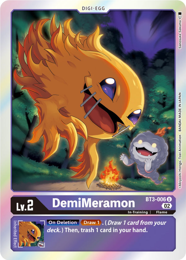 DemiMeramon (Resurgence Booster Reprint) [BT3-006] [Resurgence Booster] Foil