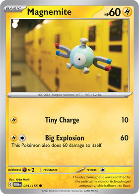 Magnemite [081/165] [Scarlet & Violet 151] Reverse Holofoil