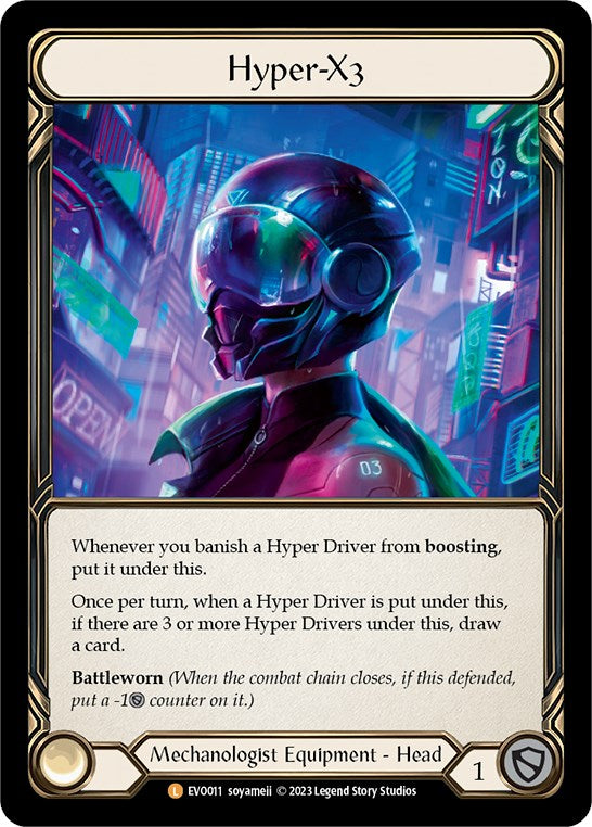 Hyper-X3 [EVO011] [Bright Lights] Rainbow Foil