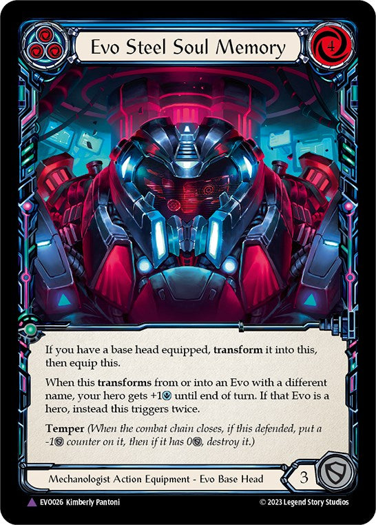 Evo Steel Soul Memory (Marvel) [EVO026] [Bright Lights] Cold Foil