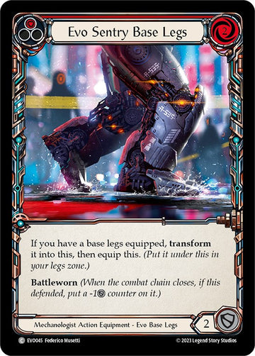 Evo Sentry Base Legs [EVO045] [Bright Lights] Cold Foil