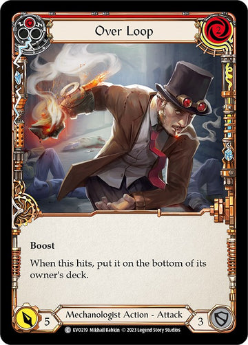 Over Loop (Red) [EVO219] [Bright Lights] Rainbow Foil