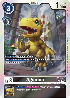Agumon [ST15-02] [Starter Deck 15: Dragon of Courage] Foil